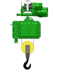 Таль электрическая взрывозащищенная г/п 5,0 т Н — 30 м, тип ВТ